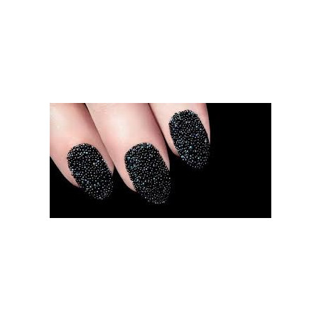 Pot Caviar noir 3D pour ongle