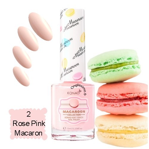 Vernis à ongles Macaron Rose Pink Konad
