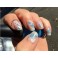 Paillettes libres turquoise reflet holo pour nail art