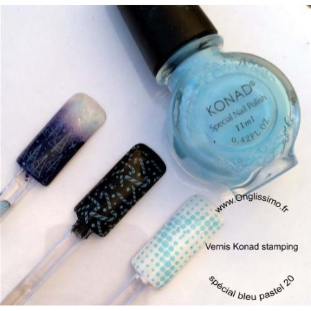 Konad Vernis spécial bleu pastel 11 ml