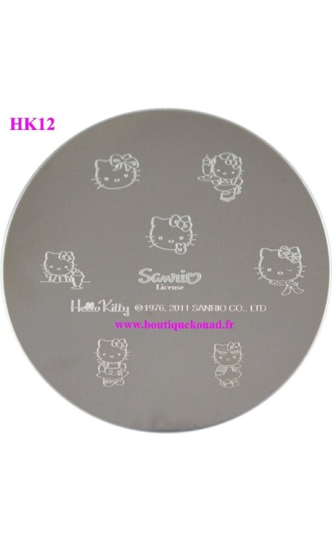 Hello Kitty Stamping Nail Art n°12 Robe