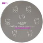 Hello Kitty Stamping Nail Art n°3 Fleurs