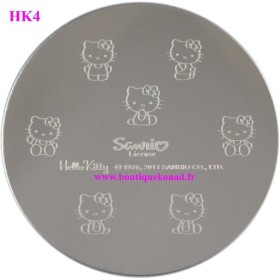 Stamping Hello Kitty Nail Art n°4 Noeuds