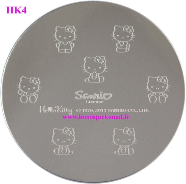 Stamping Hello Kitty Nail Art n°4 Noeuds