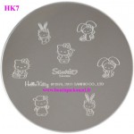 Stamping Hello Kitty Nail Art n°7 Paques