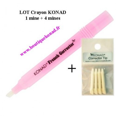 Crayon Konad correcteur manucure 5 mines