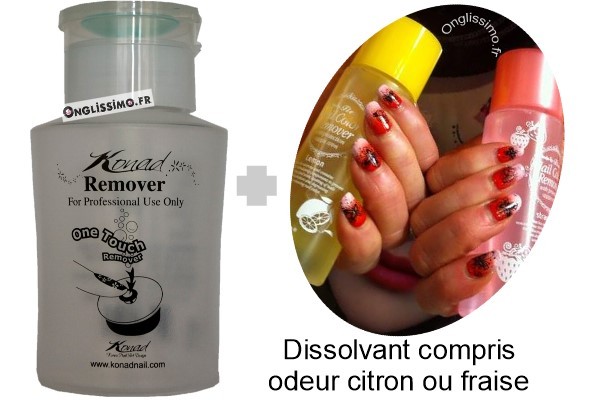 Pompe à dissolvant Konad avec 1 dissolvant 100ml