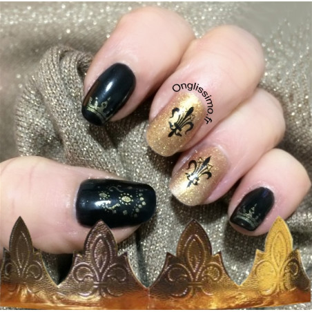 Konad vernis stamping Powdery Gold