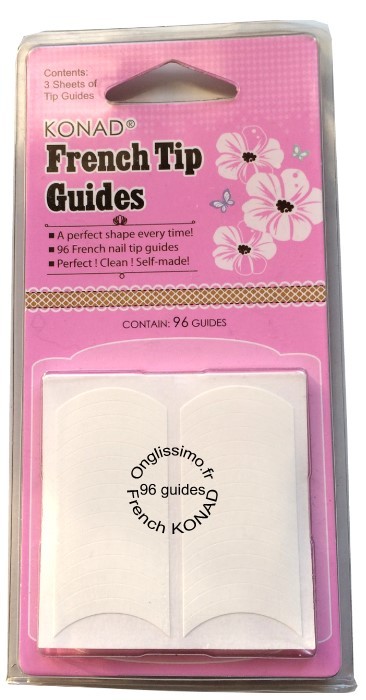 Guide ongle autocollant French marque Konad