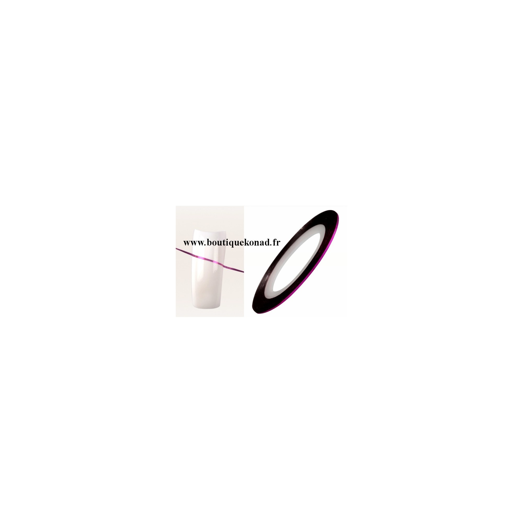 Striping tape fushia pour ongles Striping tape fushia pour ongles