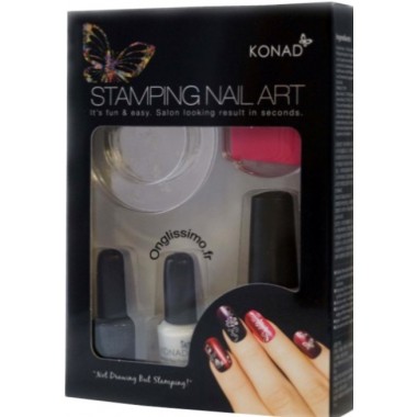 Stamping Konad l'original Kit blanc/noir m36 - Boutique KONAD by Onglissimo
