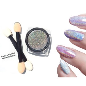 Poudre Miroir holographique