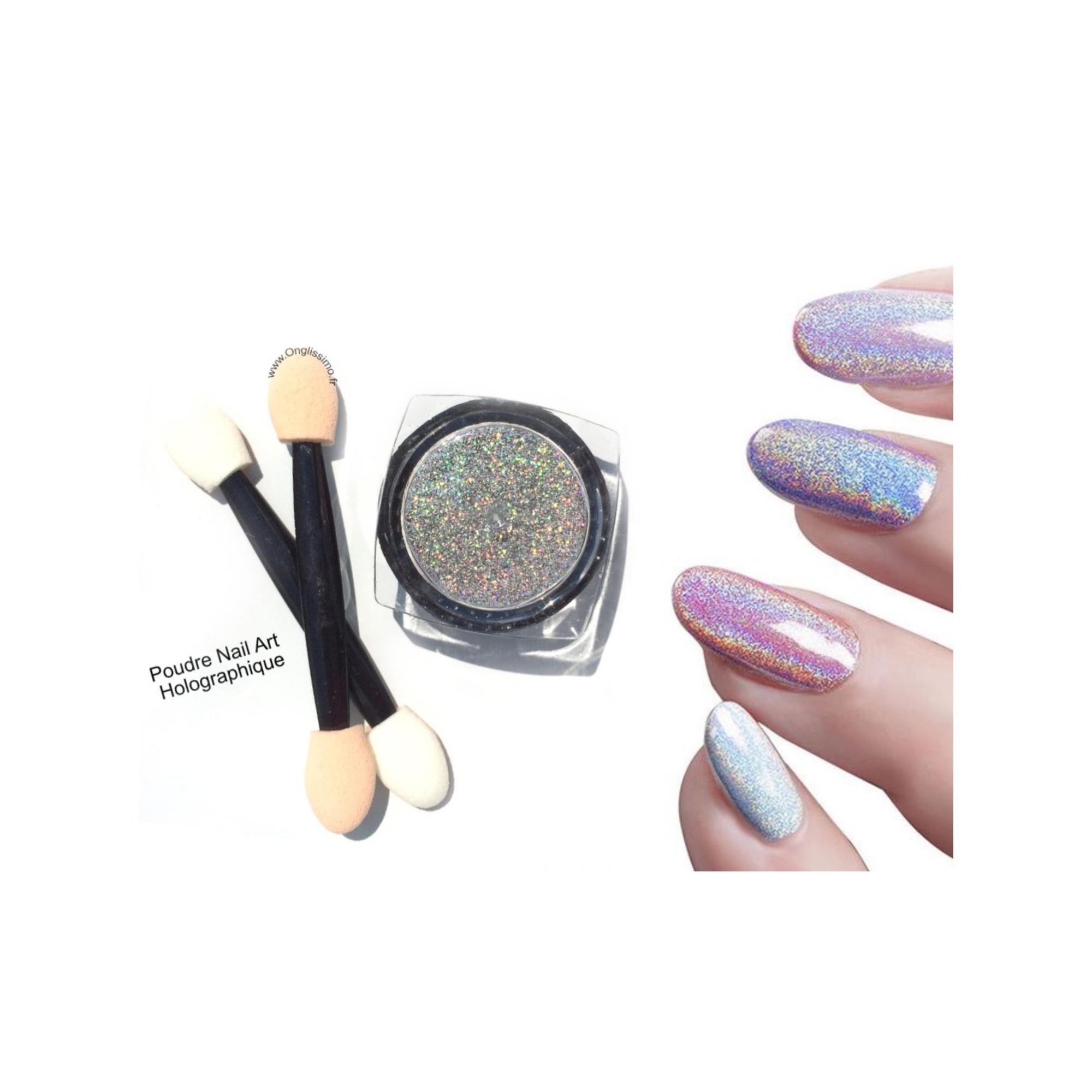 Poudre Miroir holographique