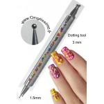 Dotting tool gros 3mm nail art Décorez vos ongles