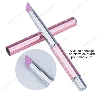 Stylo de ponçage pour ongle en pierre céramique