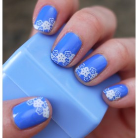 Plaque stamping nail art Konad S9