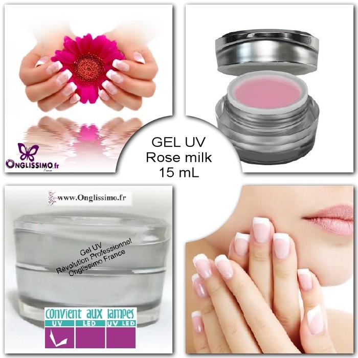 Gel UV french rose milk