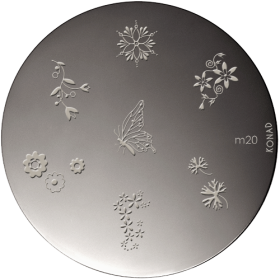 Plaque stamping Konad M20 nail art