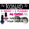 Stamping Lot de 4 produits Konad au choix