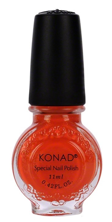Vernis stamping konad orange pearl 11ml