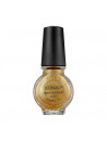 Stamping vernis Konad nail art Powdery Gold