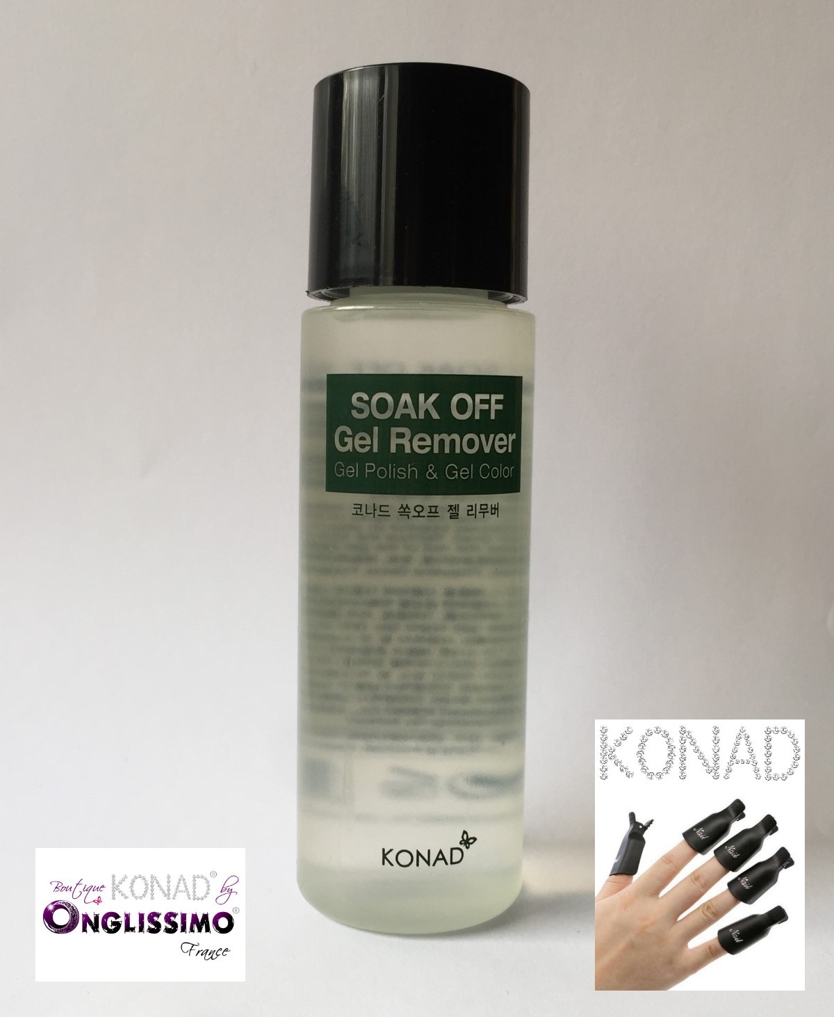 Dissolvant remover KONAD® pour gel & semi permanent