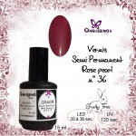Vernis Semi Permanent Led+Uv rose pearl 36