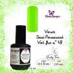 Vernis semi Permanent UV LED Vert fluo ref48