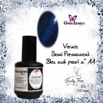 Vernis ongles Permanent UV LED Bleu nuit étoilé n°11