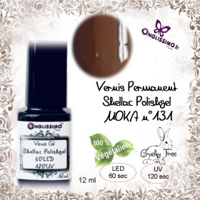 Vernis shellac polishgel Onglissimo Moka n°131