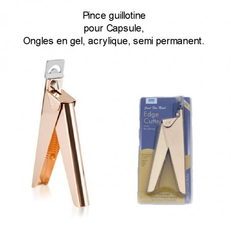 Pince guillotine en acier pour capsule 