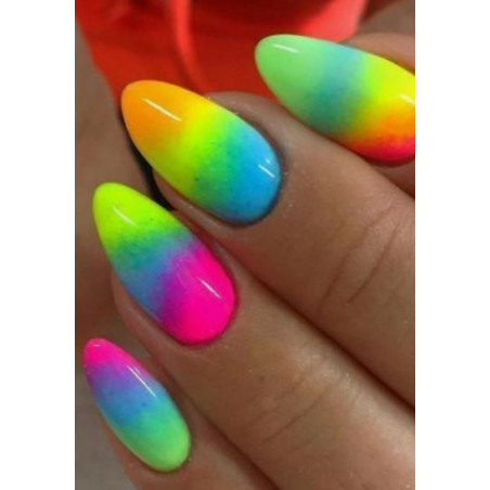 Poudre fluorescente néon Nail art Fushia fusion