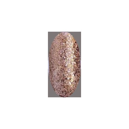 Vernis Permanent Shellac Polishgel 146 Glitter rose doré