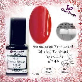 Vernis Permanent Shellac Polishgel 145 Grenadine 12ml