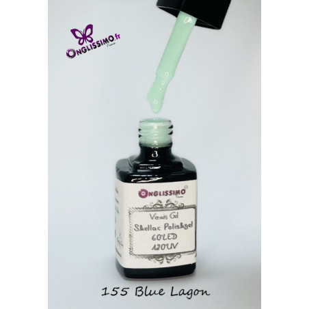 Vernis Permanent Shellac Polishgel 155 Blue Lagon