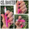 Gel Booster clear nail art