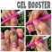 Gel Booster clear nail art