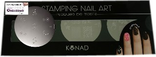 Plaques stamping KONAD lot de trois M3 M57 M65