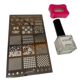 Boite Basic Gelly Stamping Konad plaque square