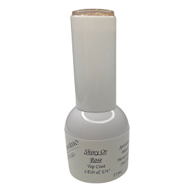 Top Coat shiny Or rose