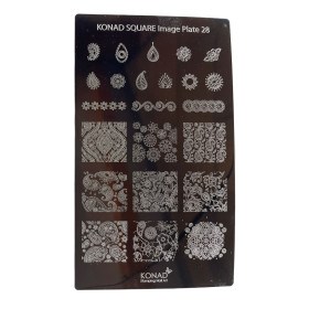 Plaque Stamping Konad SQ28