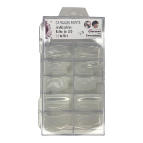 Capsule pour ongles Tips couleur naturelle
