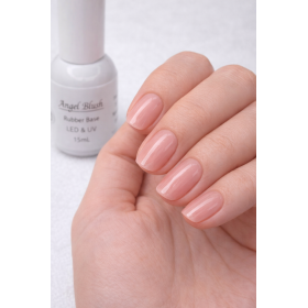 Rubber Base Angel Blush - Base Renforçante  semi-permanent (15ml)