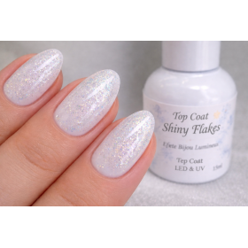 Top Coat Shiny Flakes ✨ – Effet Paillettes Délicates