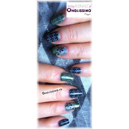 Konad Strass argentés transparent